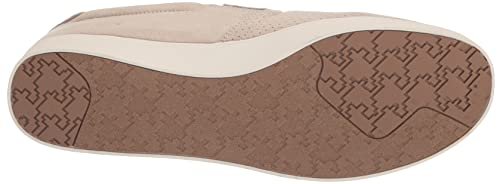 Dr. Scholl's Shoes Women's Madison Slip On Fashion Sneaker, Faux Leather Soft Canvas Greige