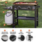 Blackstone Flat Top Gas Grill Griddle 2 Burner Propane Fuelled Rear Grease Management System, 1517, for Camping, 28 inch