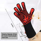 Comsmart BBQ Gloves, 1472 Degree F Heat Resistant Grilling Gloves Silicone Non-Slip Long Kitchen Gloves, Cooking, Baking, Cutting Grilling Gloves