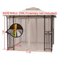 MASTERCANOPY Durable Patio Gazebo Mosquito Netting Screen Walls ONLY (10x10, Beige)