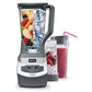 Ninja BL660 Professional Compact Smoothie & Food Processing Blender, 1100-Watts, for Frozen Drinks, Smoothies, Sauces, & More, 72-oz.* Pitcher, (2) 16-oz. To-Go Cups & Spout Lids, Gray