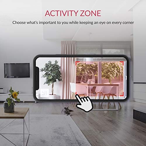 YI 2pc Security Home Camera, 1080p 2.4G WiFi Smart Indoor IP Cam with Night Vision, 2-Way Audio, AI Human Detection in Phone App, Pet Cat Dog Cam, Works with Alexa and Google Mobile APP Access