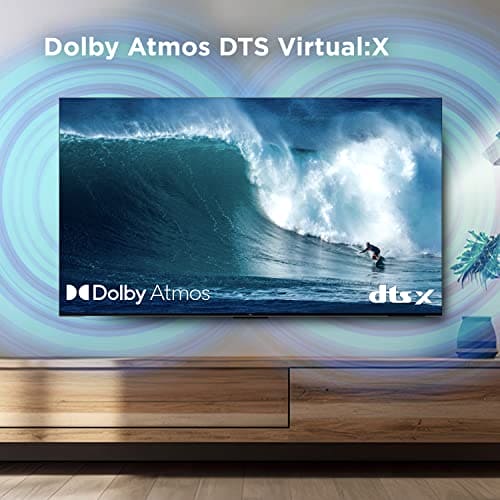 TCL 75-Inch Q6 QLED 4K Smart TV with Google TV (75Q650G, 2023 Model) Dolby Vision, Atmos, HDR Pro+, Game Accelerator Enhanced Gaming, Voice Remote, Alexa UHD Television