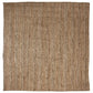 Signature Loom Handcrafted Farmhouse Jute Accent Rug (5 ft x 8 ft) - Soft & Comfortable Jute Area Rug - Natural Jute Rug