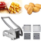 Stainless Steel French Fries and Potato Cutter with 2 Different Blades