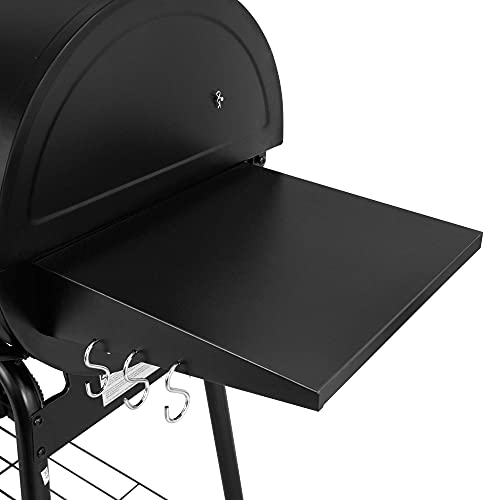 Royal Gourmet CC1830SC Charcoal Grill Offset Smoker with Cover, 811 Square Inches, Black, Outdoor Camping Ample Space