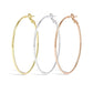 Cocadant 3 Pairs 60mm Big Hoop Earrings for Women Girls,Stainless Steel Earrings 14K Gold Plated Rose Gold Plated Silver Hypoallergenic Hoops set