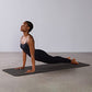 Amazon Basics Extra Thick Exercise Yoga Gym Floor Mat with Carrying Elastic Strap, 74 x 24 x .5 Inches, Black