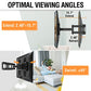 ELIVED UL Listed TV Wall Mount for Most 37-82 Inch Flat Screen TVs, Swivel and Tilt Full Motion Bracket, Max VESA 600x400mm, 100 lbs. Loading, Fits 16" Wood Studs, YD3003