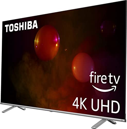 Toshiba 75-inch C350 Series LED 4K UHD Smart Fire TV Alexa Voice Remote (75C350KU, 2021 Model)