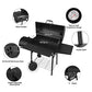 Royal Gourmet CC1830SC Charcoal Grill Offset Smoker with Cover, 811 Square Inches, Black, Outdoor Camping Ample Space