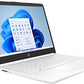 HP Newest 14" Ultral Light Laptop, Intel Quad-Core N4120, 8GB RAM, 192GB Storage(64GB eMMC+128GB Micro SD), 1 Year Office 365, Webcam, HDMI, WiFi, USB-A&C, Win 11 S