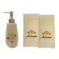 Avanti Linens - Bathroom Accessories, 3-Piece Set Including Soap Dispenser & Bathroom Towels, Autumn Bath Decor