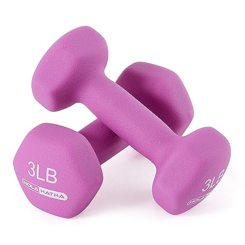 3Lb, 5Lb & 8Lb Hex Dumbbell Set with Rack Stand, Ideal Strength Weight Training for Ladies, Women’s weights Perfect home workout gym exercises for muscle toning fitness