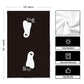 Artoid Mode Stripes Trick or Treat Ghost Halloween Kitchen Towels Dish Towels, 18 x 26 Inch Boo Holiday Drying Cloth Hand Towels for Cooking Baking Set of 2