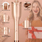 Automatic Hair Curler, Professional Anti-Tangle Curling Iron with 1" Curling Iron Large Slot & 4 Temperature & 3 Timer, Dual Voltage Rotating Curling Iron and Auto Shut-Off for Hair Styling