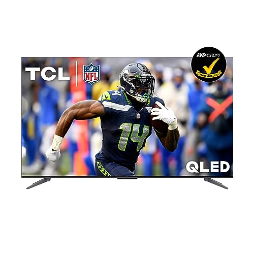 TCL 75-Inch Q7 QLED 4K Smart TV with Google TV (75Q750G, 2023 Model) Dolby Vision, Atmos, HDR Ultra, 120Hz, Game Accelerator up to 240Hz, UHD Television