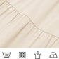 ZESICA Women's 2023 Casual Long Sleeve Crew Neck High Waist Smocked Flowy Tiered Midi Dress For all Occasions