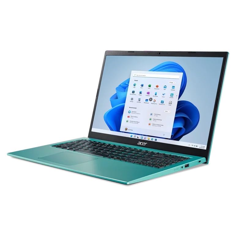 Acer Aspire 3 Slim Essential Laptop, 15.6'' Full HD Display, 20GB RAM, 1TB SSD Storage, Intel Core i3 Processor, Rj-45 Ethernet, HD Webcam, HDMI, Windows 11, Teal, w/GM Accessory