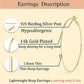 Cocadant 3 Pairs 60mm Big Hoop Earrings for Women Girls,Stainless Steel Earrings 14K Gold Plated Rose Gold Plated Silver Hypoallergenic Hoops set