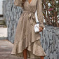 BTFBM Women Long Sleeve Wrap Maxi Dress V Neck Boho Floral High Waist Breathable Soft Flowing Ruffle 2023 Fall Dress
