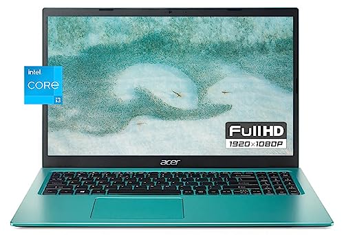 Acer Aspire 3 Slim Essential Laptop, 15.6'' Full HD Display, 20GB RAM, 1TB SSD Storage, Intel Core i3 Processor, Rj-45 Ethernet, HD Webcam, HDMI, Windows 11, Teal, w/GM Accessory