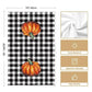 Artoid Mode Buffalo Plaid Pumpkin Hello Fall Kitchen Towels Dish Towels, Set of 2 18x26 Inch Seasonal Hand Towels