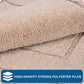 PURRUGS Machine Washable Kitchen Rug Set of 2, Non-Slip/Skid Runner Rugs & Floor Mats, Super Absorbent Soft Standing Mats, Sink & Laundry, Beige